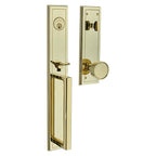 Baldwin Hardware Juego de Entrada 85310 Hollywood Hills Doble Cilindro — Latón pulido Lifetime (PVD)