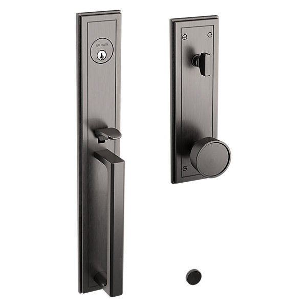Baldwin Hardware Juego de Entrada 85310 Hollywood Hills Doble Cilindro — Níquel grafito Lifetime