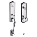 Baldwin Hardware Juego de Entrada 85327 Bethpage Doble Cilindro — Cromo pulido