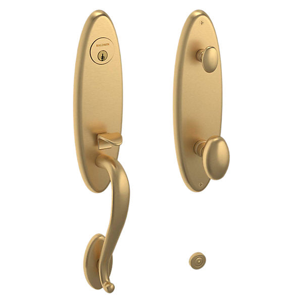 Baldwin Hardware Juego de Entrada 85360 Blakely — Latón vintage