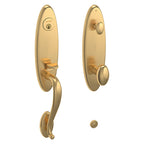 Baldwin Hardware Juego de Entrada 85360 Blakely — Latón satinado Lifetime