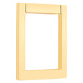 Baldwin Hardware Contemporary Square Aldaba de Puerta 0183 — Latón pulido Lifetime (PVD)