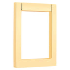 Baldwin Hardware Contemporary Square Aldaba de Puerta 0183 — Latón pulido Lifetime (PVD)