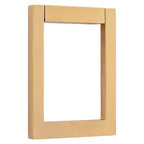 Baldwin Hardware Contemporary Square Aldaba de Puerta 0183 — Latón vintage