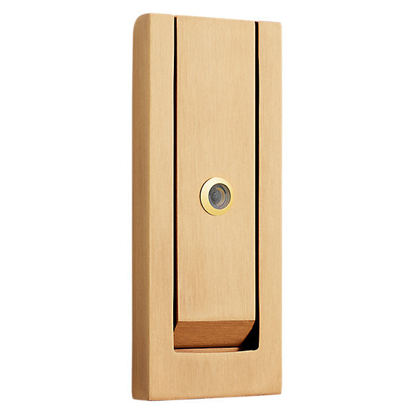 Baldwin Hardware Modern Aldaba de Puerta con Mirilla 0185 — Latón vintage