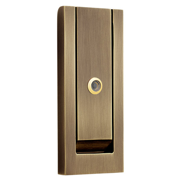 Baldwin Hardware Modern Aldaba de Puerta con Mirilla 0185 — Acabado 050