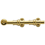 Baldwin Hardware Pasador de Superficie 8 0380 — Latón pulido Lifetime (PVD)