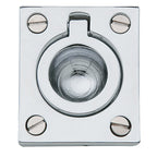 Baldwin Hardware Jaladera de Anillo Empotrada 0392 — Cromo pulido
