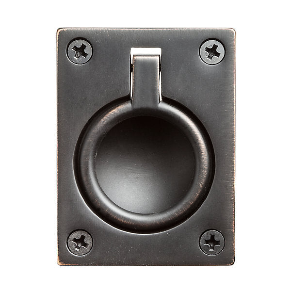 Baldwin Hardware Jaladera de Anillo Empotrada 0394 — Bronce veneciano