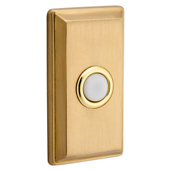 Baldwin Hardware Rectangular Timbre 4860 — Latón vintage