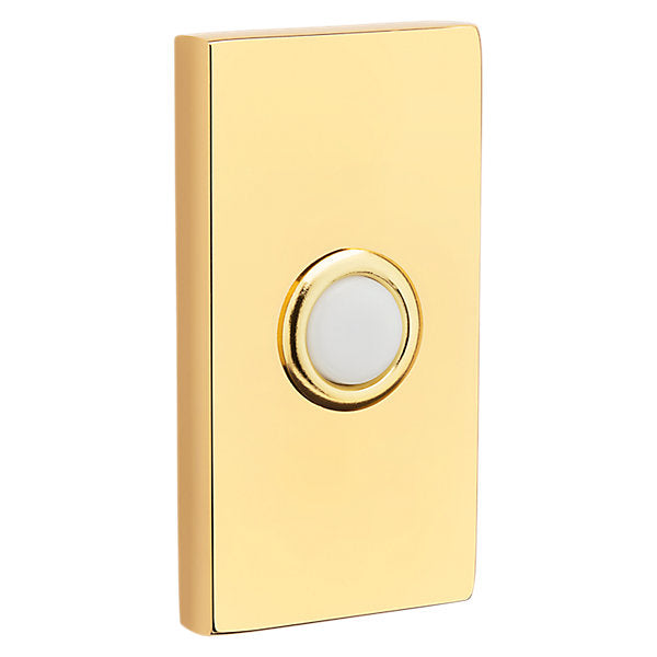 Baldwin Hardware Contemporary Timbre 4863 — Latón pulido Lifetime (PVD)