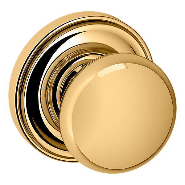 Baldwin Hardware Perilla 5000 con Roseta 5048 — Latón sin laca — Dummy completo