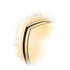 Baldwin Hardware Perilla 5011 con Roseta 5058 — Latón pulido Lifetime (PVD) — Paso
