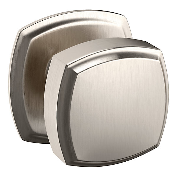 Baldwin Hardware Perilla 5011 con Roseta 5058 — Níquel satinado Lifetime — Paso