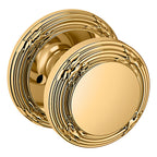 Baldwin Hardware Perilla 5013 con Roseta 5021 — Latón pulido Lifetime (PVD) — Privacidad