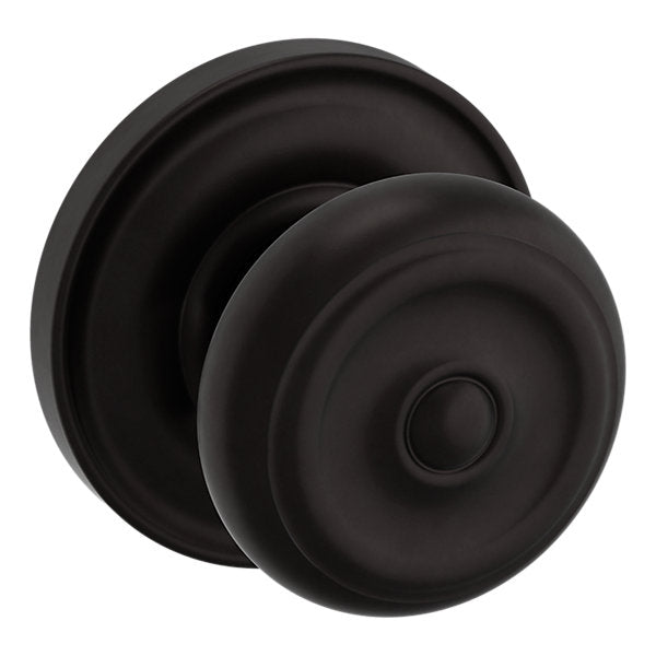Baldwin Hardware Perilla 5020 Colonial con Roseta 5048 — Bronce aceitado — Paso