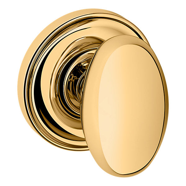 Baldwin Hardware Perilla 5025 con Roseta 5048 — Latón sin laca — Dummy completo