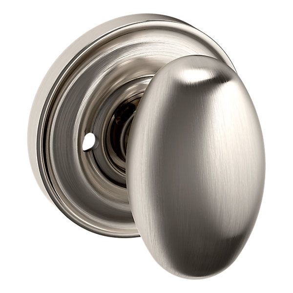 Baldwin Hardware Perilla 5025 con Roseta 5048 — Níquel satinado Lifetime — Privacidad