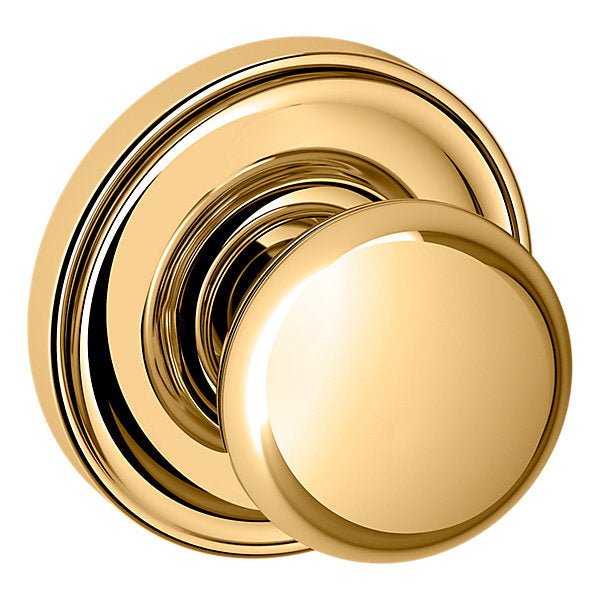 Baldwin Hardware Perilla 5030 con Roseta 5048 — Latón sin laca — Dummy completo