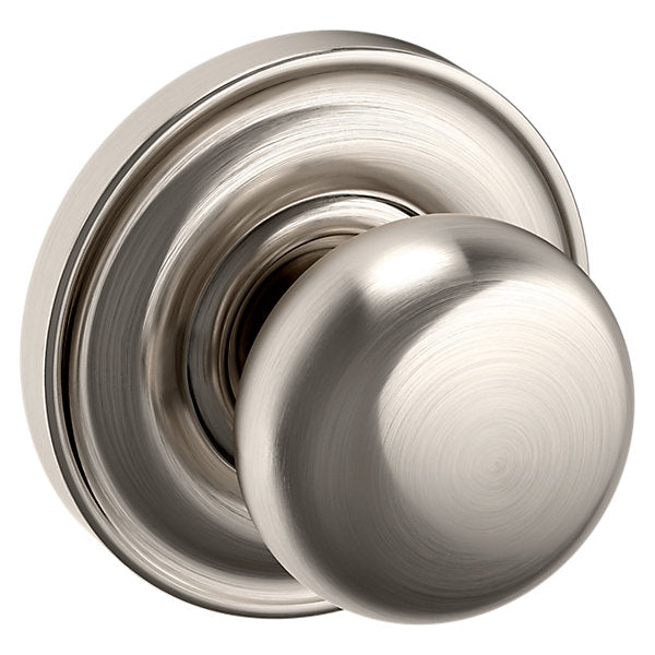 Baldwin Hardware Perilla 5030 con Roseta 5048 — Níquel satinado Lifetime — Paso