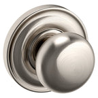 Baldwin Hardware Perilla 5030 con Roseta 5048 — Níquel satinado Lifetime — Paso