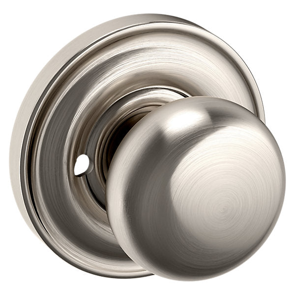 Baldwin Hardware Perilla 5030 con Roseta 5048 — Níquel satinado Lifetime — Privacidad