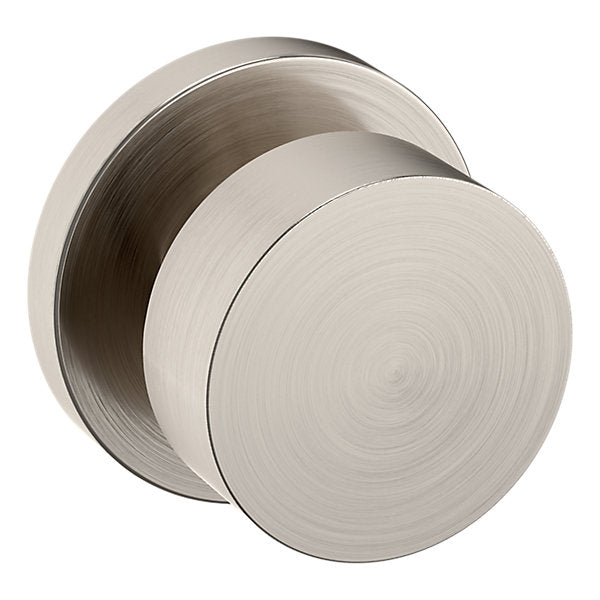 Baldwin Hardware Perilla 5055 con Roseta 5046 — Níquel satinado Lifetime — Paso