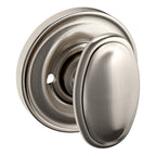 Baldwin Hardware Perilla 5057 con Roseta 5048 — Níquel satinado Lifetime — Privacidad