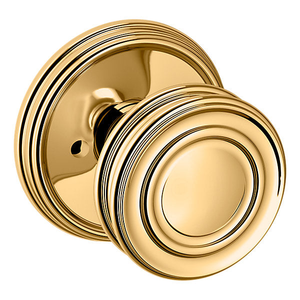 Baldwin Hardware Perilla 5066 con Roseta 5078 — Latón sin laca — Privacidad
