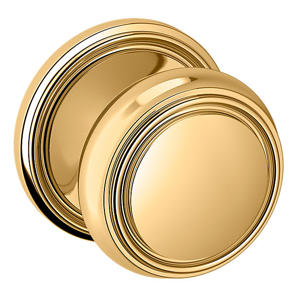 Baldwin Hardware Perilla 5068 con Roseta 5070 — Latón sin laca — Dummy completo