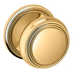 Baldwin Hardware Perilla 5068 con Roseta 5070 — Latón sin laca — Dummy completo