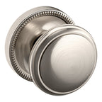 Baldwin Hardware Perilla 5069 con Roseta 5076 — Níquel satinado Lifetime — Dummy completo