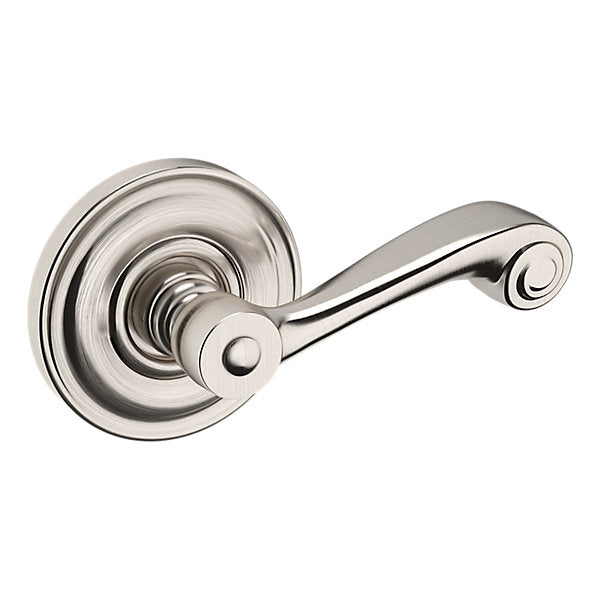 Baldwin Hardware Manija 5103 con Roseta 5048 — Níquel satinado Lifetime — Paso