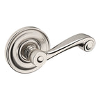 Baldwin Hardware Manija 5103 con Roseta 5048 — Níquel satinado Lifetime — Paso