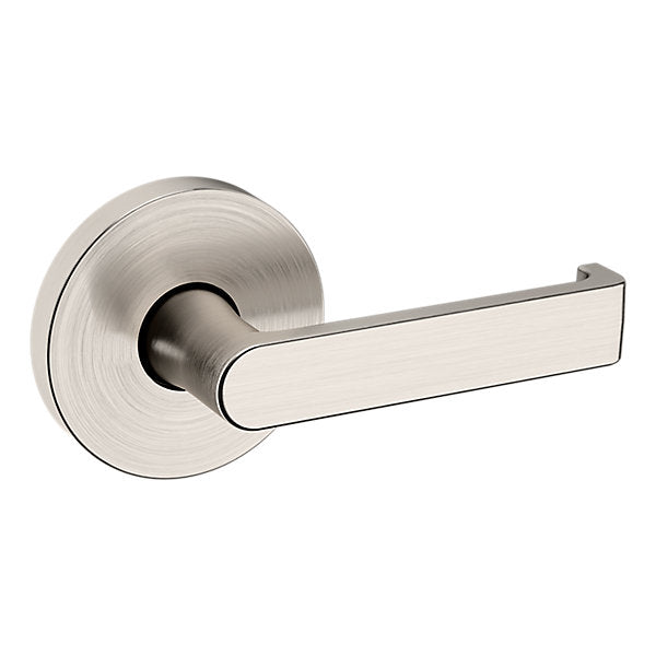 Baldwin Hardware Manija 5105 con Roseta 5046 — Níquel satinado Lifetime — Dummy completo