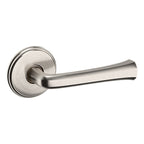Baldwin Hardware Manija 5112 con Roseta 5075 — Níquel satinado Lifetime — Dummy completo