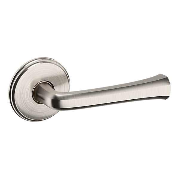 Baldwin Hardware Manija 5112 con Roseta 5075 — Níquel satinado Lifetime — Paso
