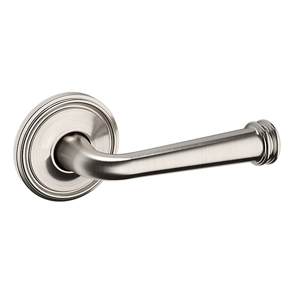 Baldwin Hardware Manija 5116 con Roseta 5070 — Níquel satinado Lifetime — Paso