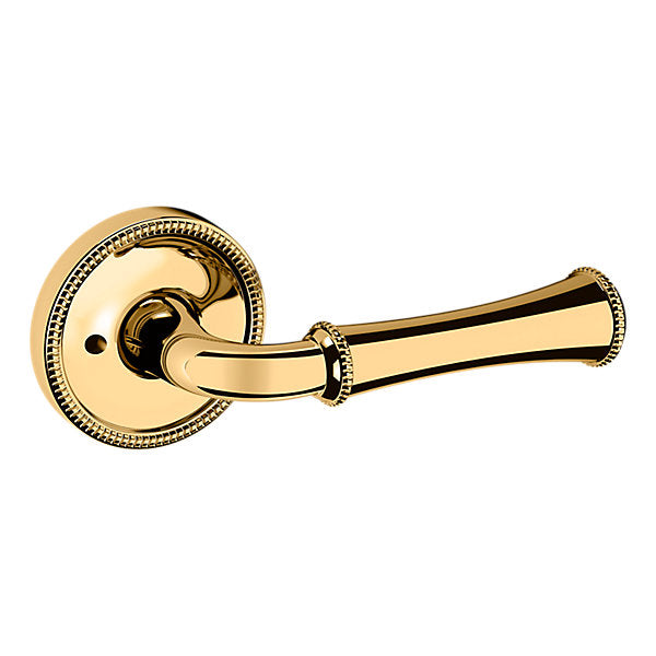 Baldwin Hardware Manija 5118 con Roseta 5076 — Latón sin laca — Privacidad