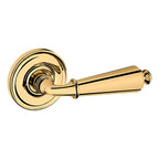 Baldwin Hardware Manija 5125 con Roseta 5048 — Latón pulido Lifetime (PVD) — Privacidad