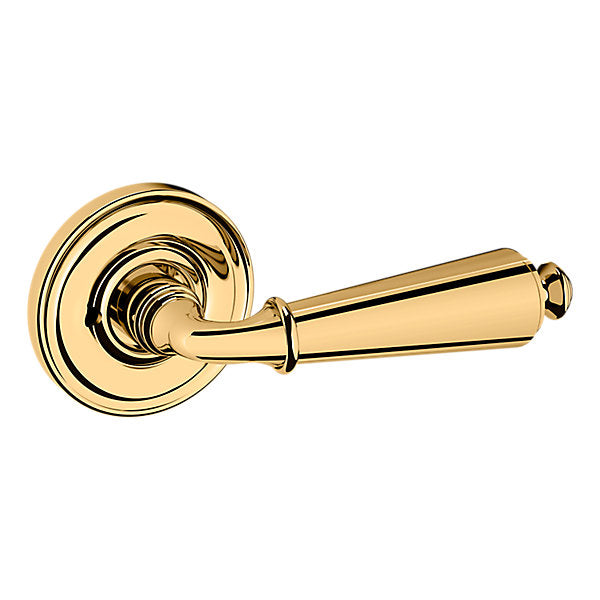 Baldwin Hardware Manija 5125 con Roseta 5048 — Latón pulido Lifetime (PVD) — Privacidad