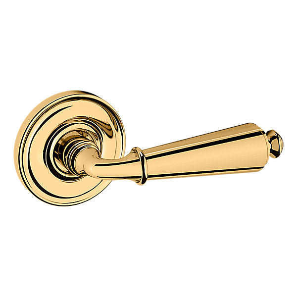Baldwin Hardware Manija 5125 con Roseta 5048 — Latón sin laca — Paso