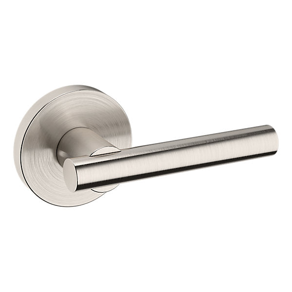 Baldwin Hardware Manija 5137 con Roseta 5046 — Níquel satinado Lifetime — Dummy completo