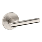 Baldwin Hardware Manija 5137 con Roseta 5046 — Níquel satinado Lifetime — Paso