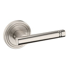 Baldwin Hardware Manija 5138 con Roseta 5047 — Níquel satinado Lifetime — Paso