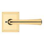 Baldwin Hardware Manija 5141 con Roseta R033 — Latón sin laca — Privacidad