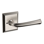 Baldwin Hardware Manija 5141 con Roseta R033 — Níquel satinado Lifetime — Privacidad