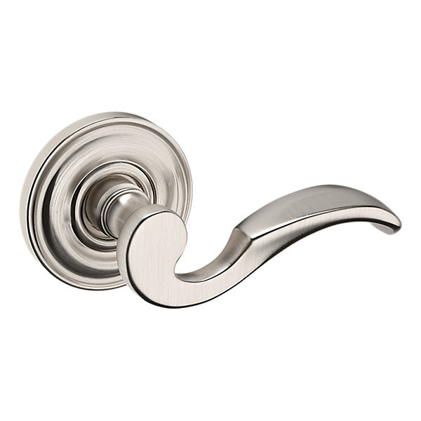 Baldwin Hardware Manija 5152 con Roseta 5017 — Níquel satinado Lifetime — Dummy completo
