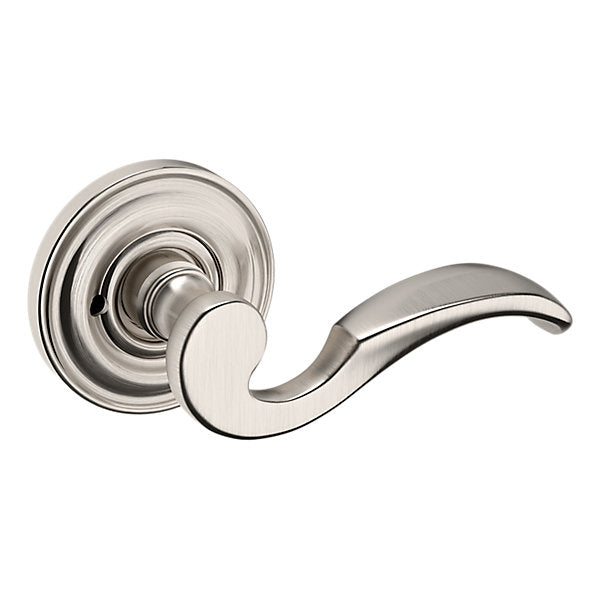 Baldwin Hardware Manija 5152 con Roseta 5017 — Níquel satinado Lifetime — Privacidad