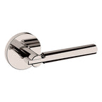 Baldwin Hardware Manija 5161 con Roseta 5046 — Níquel pulido Lifetime — Dummy completo